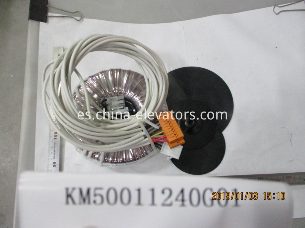 Transformador KM50011240G01 1200VA para gabinete de control de ascensor KONE MRL KM50011240G01 1200VA Transformer for KONE MRL Elevator Control Cabinet